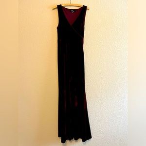 Lulus Crushin' It Burgundy Velvet Maxi Dress